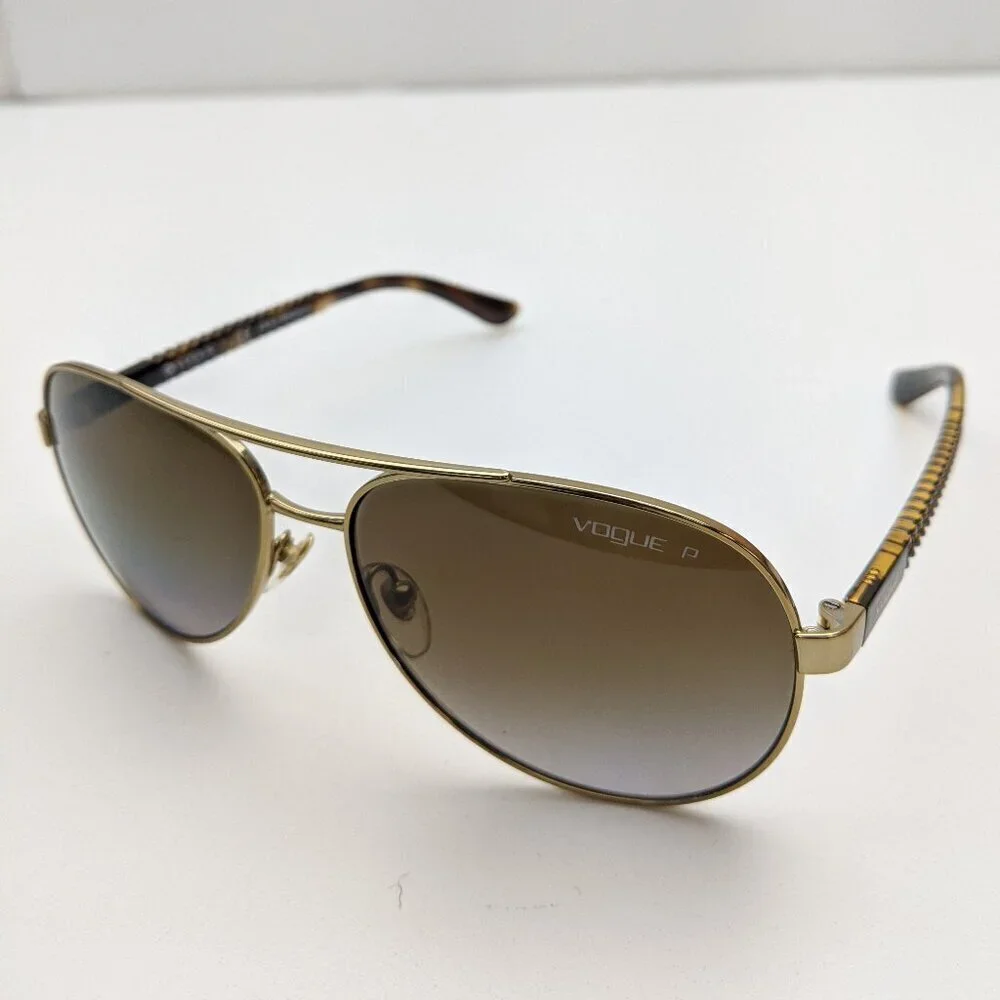 🕶️ Vogue VO3997-S 848/T5 Polarized Aviator Sunglasses 58/14-135 / ALH759🕶️